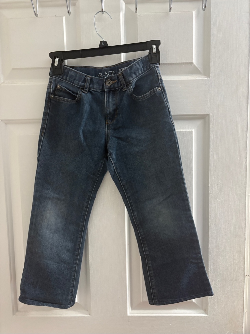 Place Boys' Dark Blue Bootcut Jeans